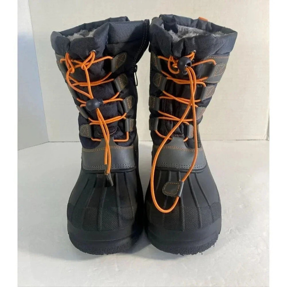 Dream Pairs Insulated Snow Boots Youth sz 3 Waterprrof Mid Calf Unisex - Picture 2 of 16